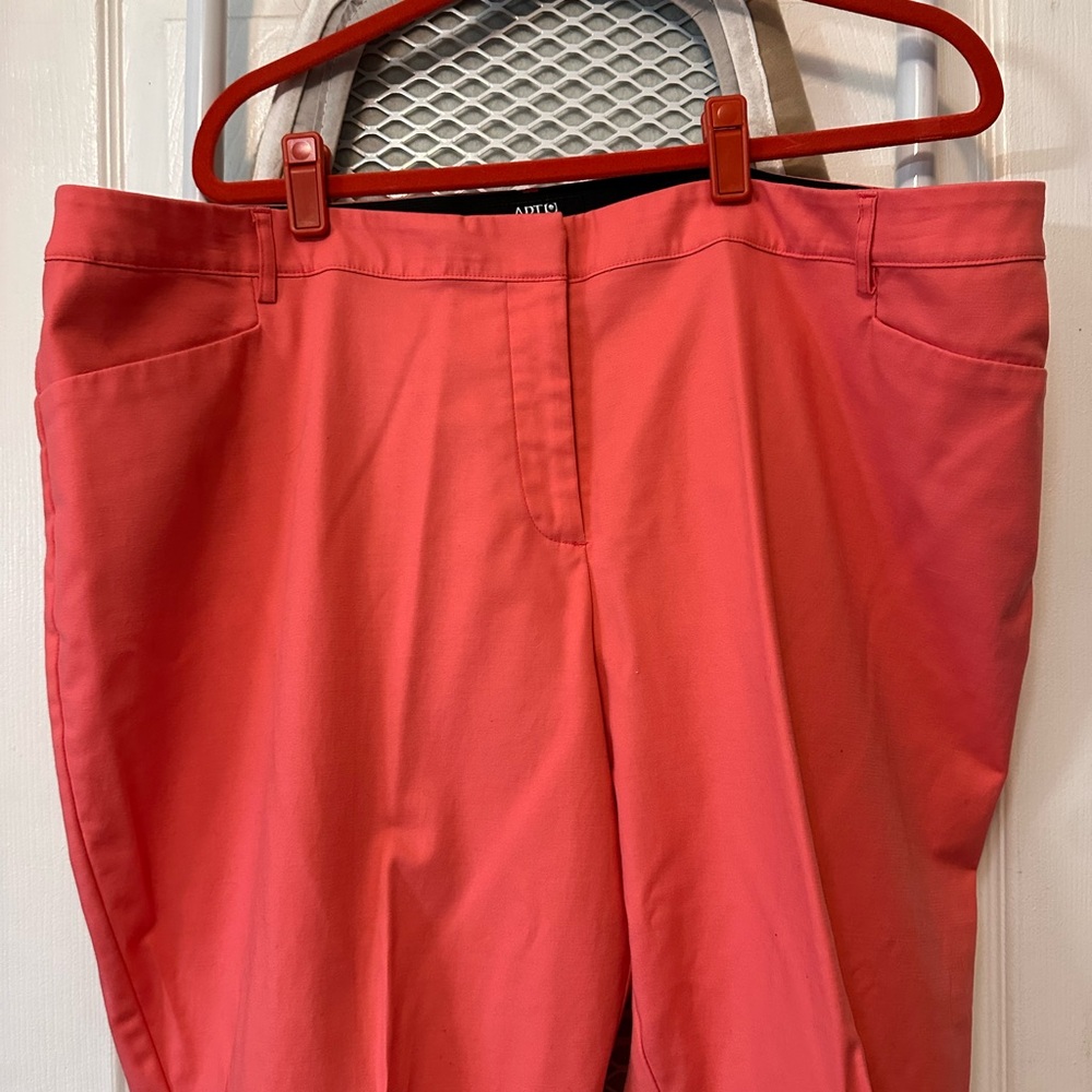 Coral Capri Pants